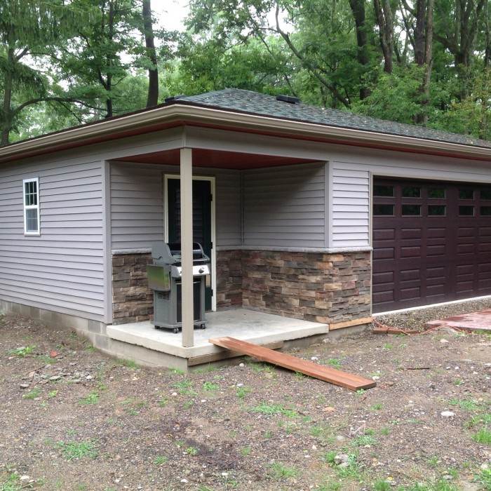 Garage With Patio
